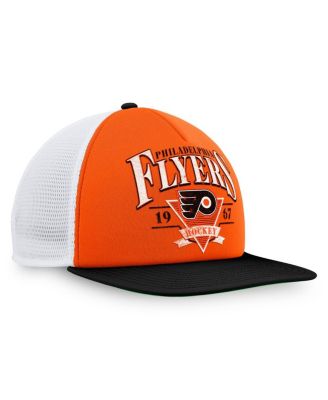 Men's Orange Philadelphia Flyers Classic Foam Adjustable Trucker Hat