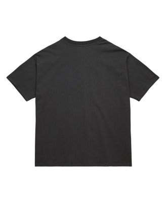 Women's Charcoal Los Angeles Lakers Hardwood Classics Oversized Boyfriend T-Shirt