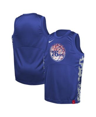 Nike - Big Boys and Girls Royal Philadelphia 76ers Courtside Starting Five Team Jersey