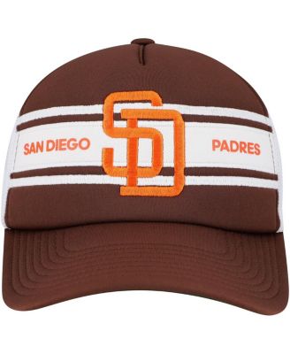 Men's Brown San Diego Padres Sideline Trucker Adjustable Hat