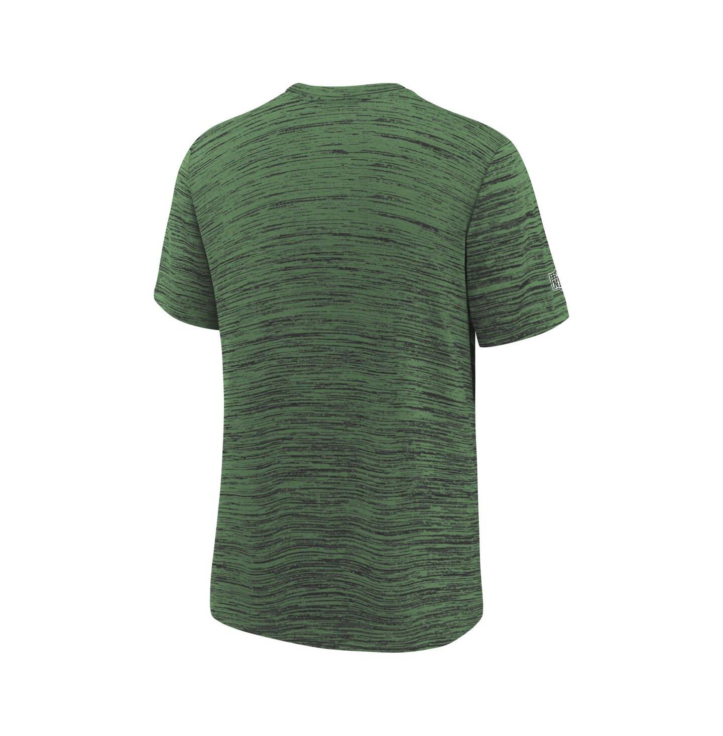 Детская футболка Nike Green New York Jets Sideline Velocity Performance — фото 3