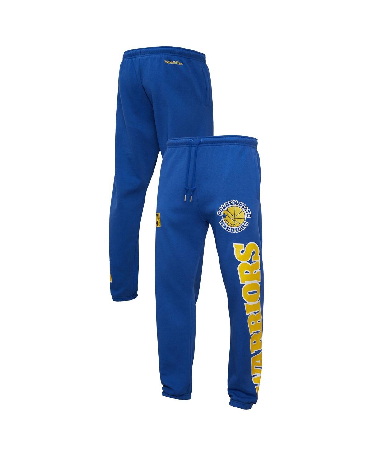 Men's Royal Golden State Warriors Hardwood Classics Team Origins Pants - Royal