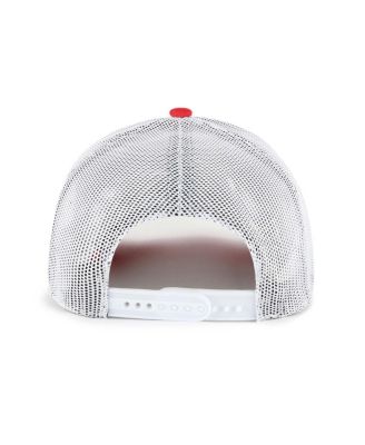 Men's Red Washington Nationals Meander Foam Trucker Snapback Hat