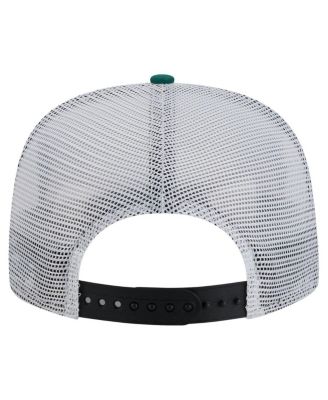 Men's Green/Black New York Jets Throwback Dye Golfer Snapback Hat