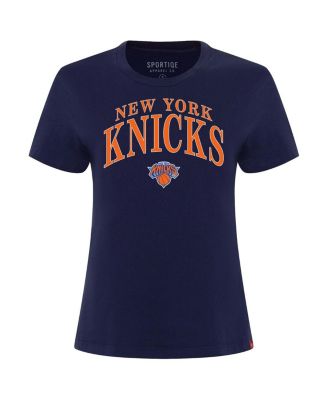 Women's Navy New York Knicks Arcadia Boxy T-Shirt
