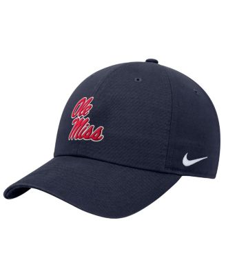 Nike - Men's Navy Ole Miss Rebels 2025 On-Field Club Adjustable Hat