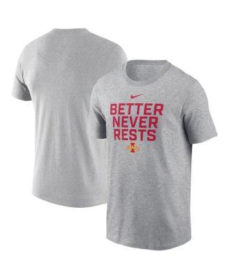 Nike - Men's Heather Gray Iowa State Cyclones Local Performance T-Shirt