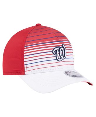 Men's Red Washington Nationals Gradient 9FORTY M-Crown Adjustable Hat