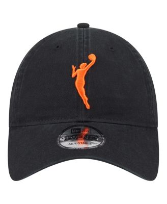 Men's and Women's Black WNBA Core Alt Logo 9TWENTY Adjustable Hat