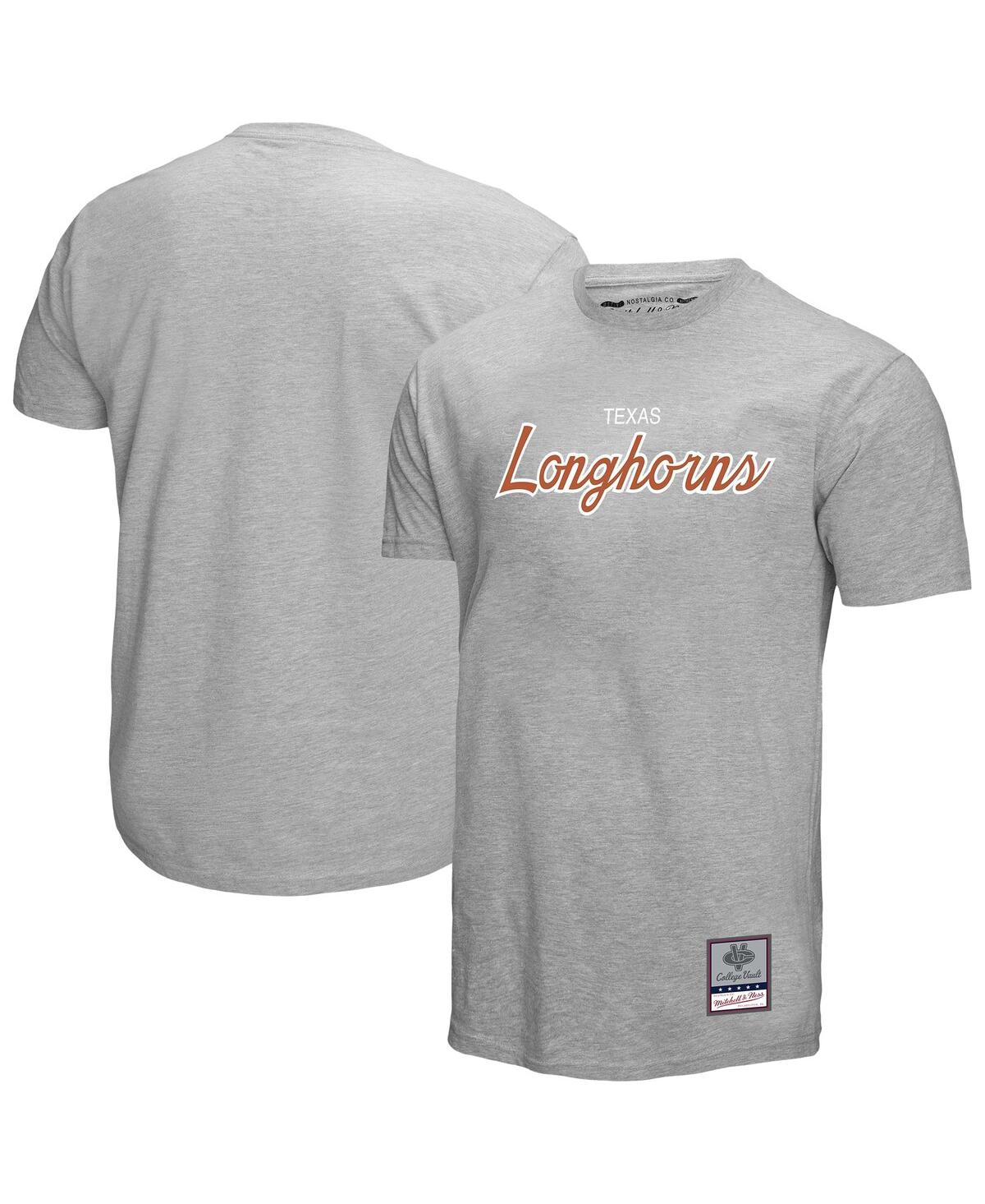 Men's Gray Texas Longhorns Elite Script T-Shirt - Gray