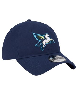 Men's and Women's Navy Dallas Wings Core Alt Logo 9TWENTY Adjustable Hat