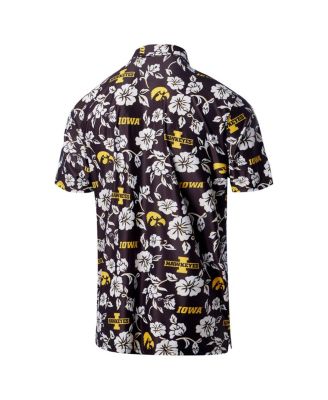 Men's Black Iowa Hawkeyes Performance Polo Shirt