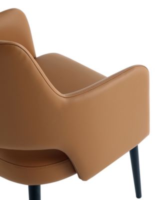 Tremont Leatherette Upholstered Dining Armchair