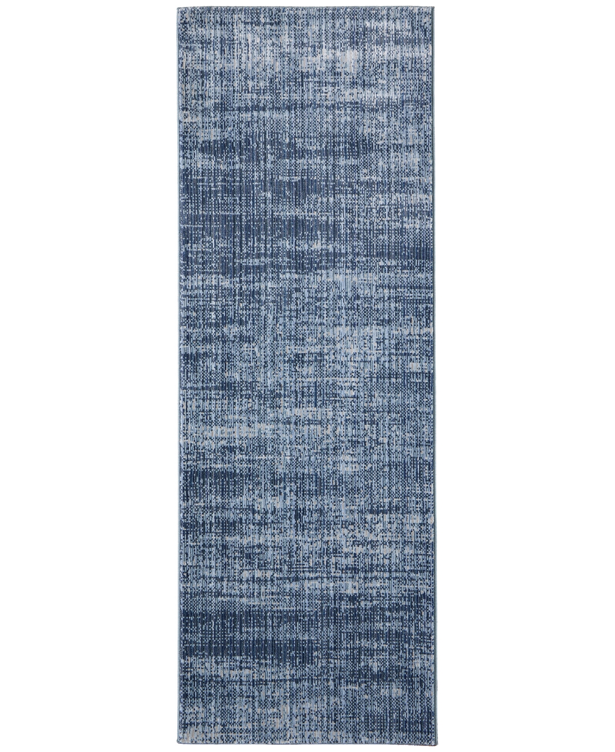 Feizy Deja 39pjf 2'6"x7'3" Runner Area Rug In Blue