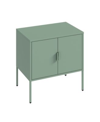Ava 23.6" Modern 2-Shelf Accent Cabinet