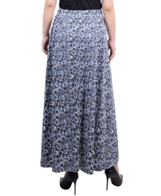 Petite Ring Midi-Length Skirt