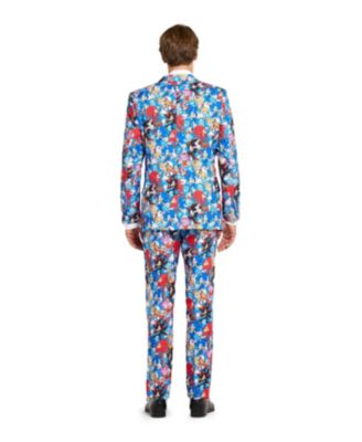Men's Suit - Theme Party Suit - Sonic the Hedgehog - Multicolor