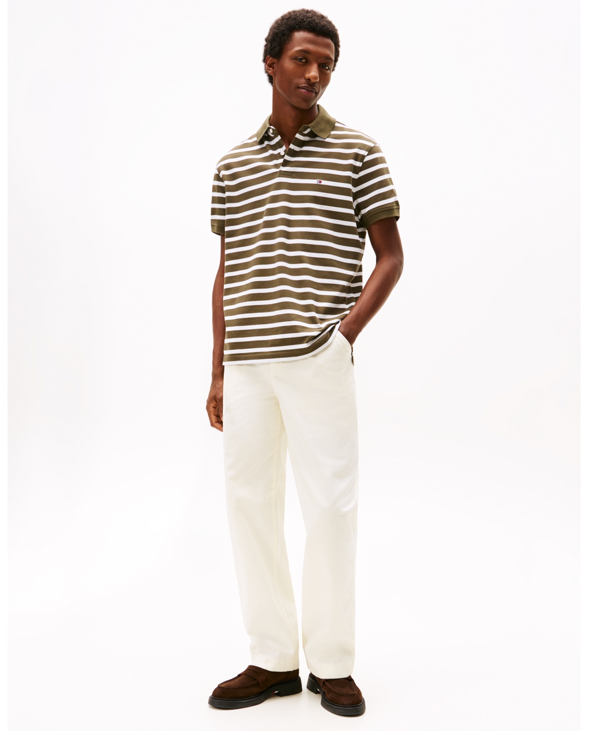 Tommy Hilfiger Men's 1985 Slim Fit Polo Shirt In Multi