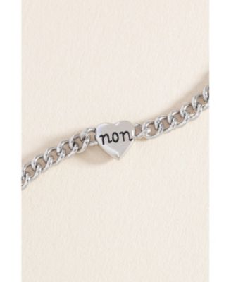 Oui Non Heart Inline Bracelet