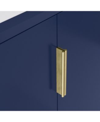 Elise 24.5 in. W x 18 In. D Bath Vanity in Monarch Blue with Ceramics Vanity Top in White with White Basin