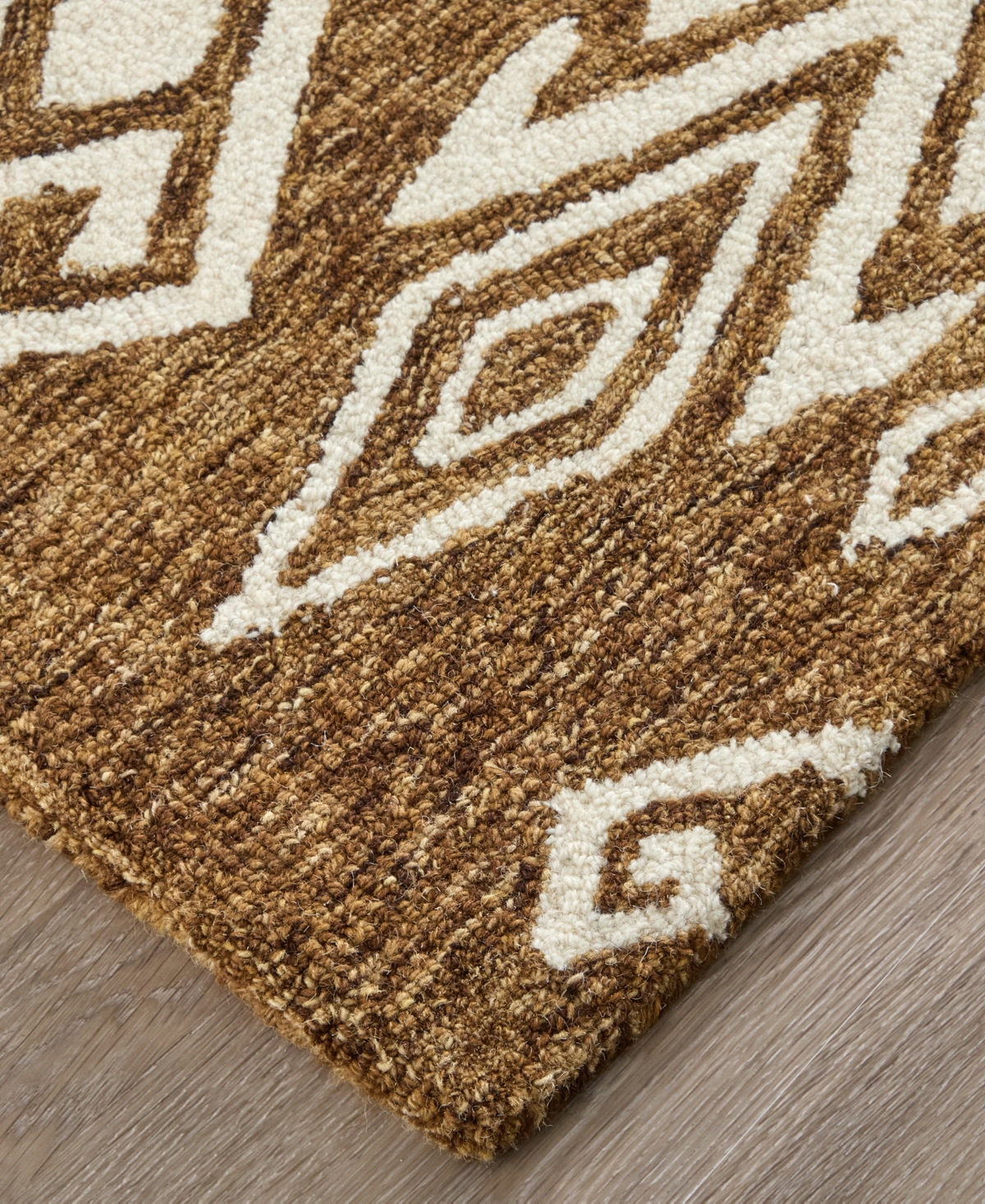 Feizy Wallace 8a43f 5'x8' Area Rug In Brown