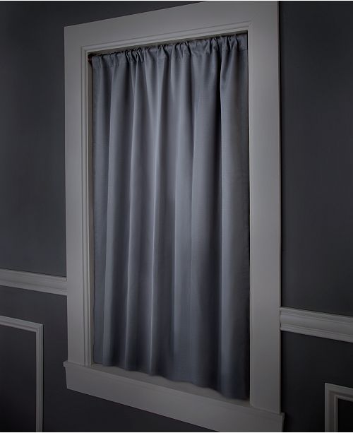 Sun Zero 3 4 Light Blocking Tension Curtain Rod 48 86 Oil