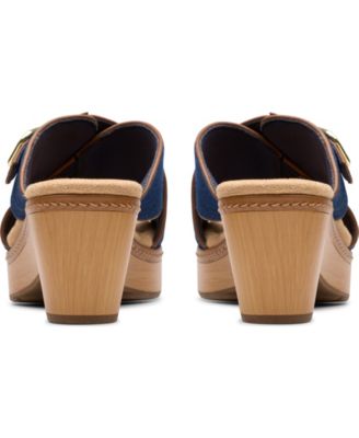 Seannah Nora Wedge Block Heel Sandals