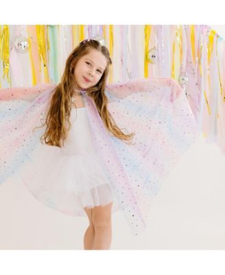 Girls Purple Galaxy Cape