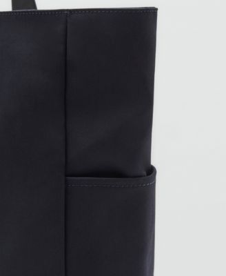 MANGO Men's Pockets Cotton Tote Bag