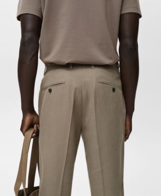 Men's Cotton Tapered Crop Pants