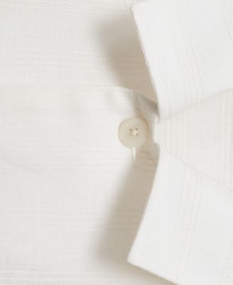 Men's Pockets Linen Overshirt