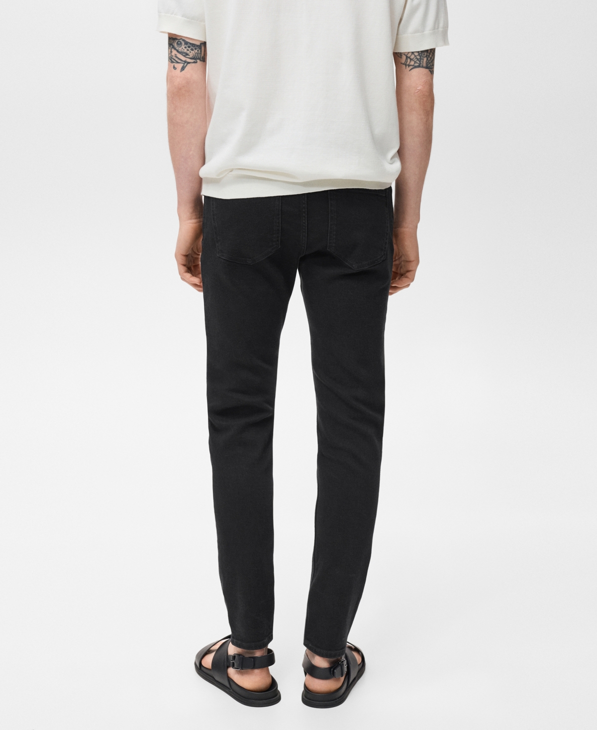 Mango Men's Jude Skinny-fit Jeans In Black