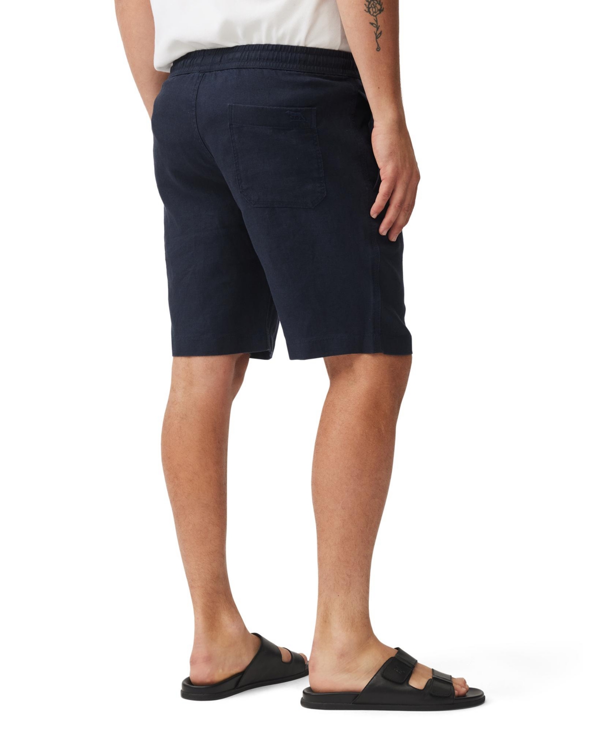 Rodd & Gunn Linen 9 Resort Shorts In Blue