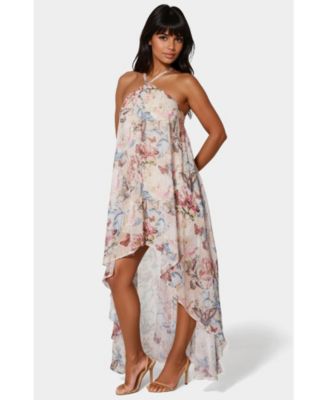 Women's High Low Halter Dress