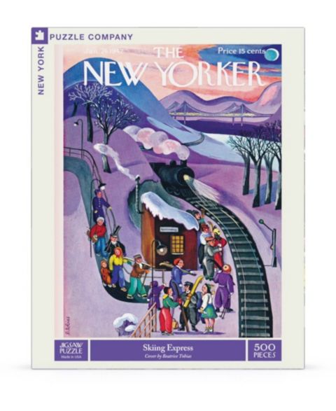 Пазл New York Puzzle Company Skiing Express, 500 деталей, от 10 лет