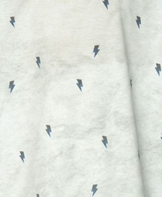 Big Boys Edward Lightning Bolt Printed Short Sleeve T-Shirt