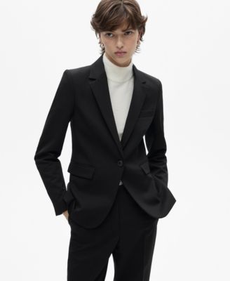 MANGO - Women's Fitted Suit Jacket