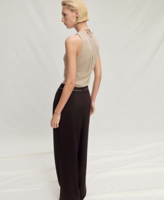 Women's Contrasting Knit Top