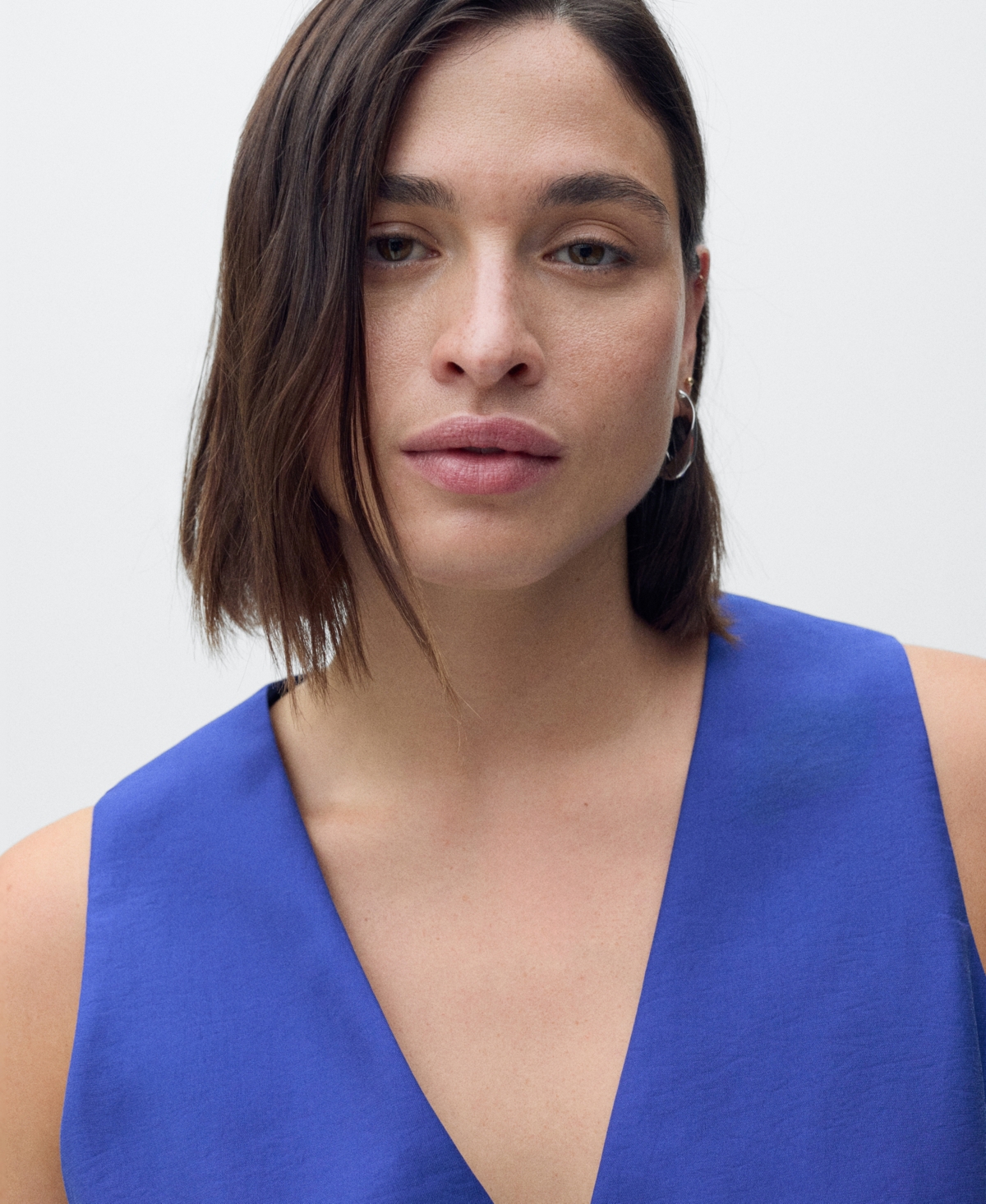 Mango Women's Modal V-Neck Top