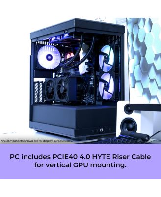 Y40 Gaming PC Desktop - AMD Ryzen 7 7800X3D, NVIDIA GeForce RTX 5070Ti 16GB, 32GB DDR5 RGB RAM, 2TB NVMe SSD