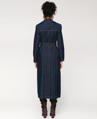 Women's Double-Breasted Belted Trench Coat