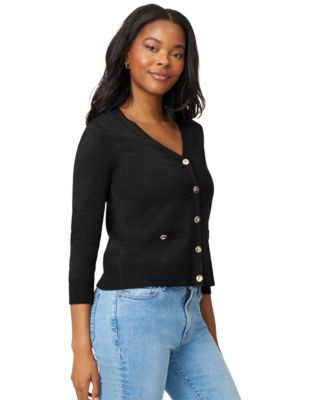 Women's V-Neck 3/4-Sleeve Cardigan 