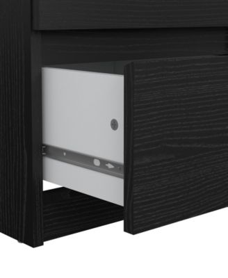 19.49" High 2 Drawer Nightstand