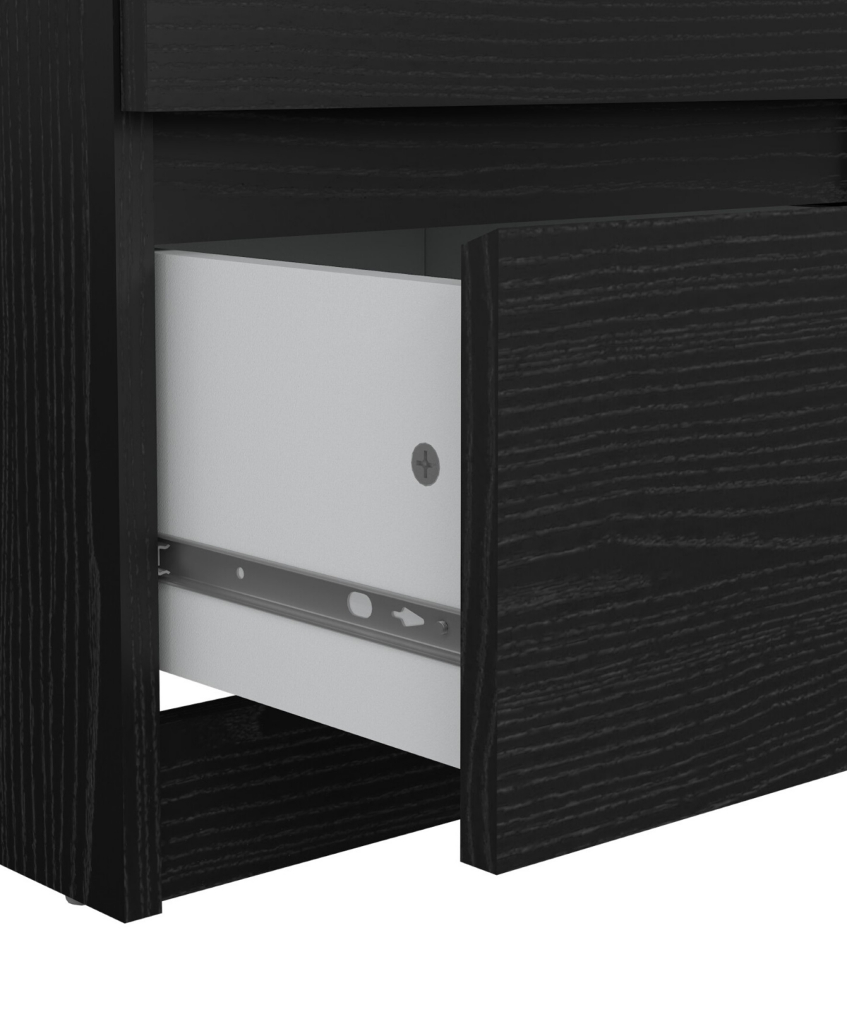 Tvilum 19.49" Wood 2 Drawer Nightstand