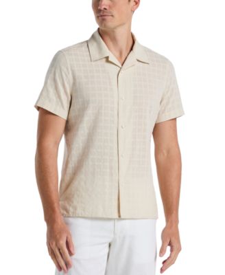 Men's Dobby Plaid Shirt