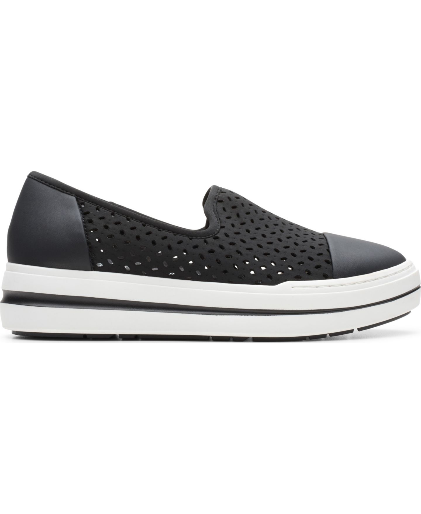 Женские кроссовки Clarks Cloudsteppers Audreigh Star Slip-On, цвет: Чёрный — фото 2