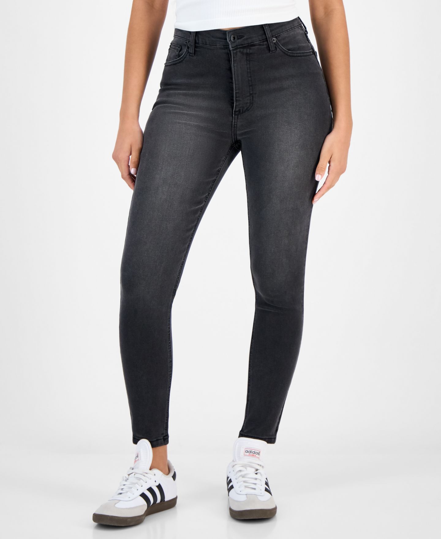 Женские джинсы Celebrity Pink Juniors' High-Rise Skinny Ankle, цвет: September Night — фото 10