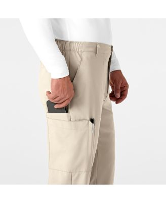 Men's W123 Flat Front Cargo Scrub Pant