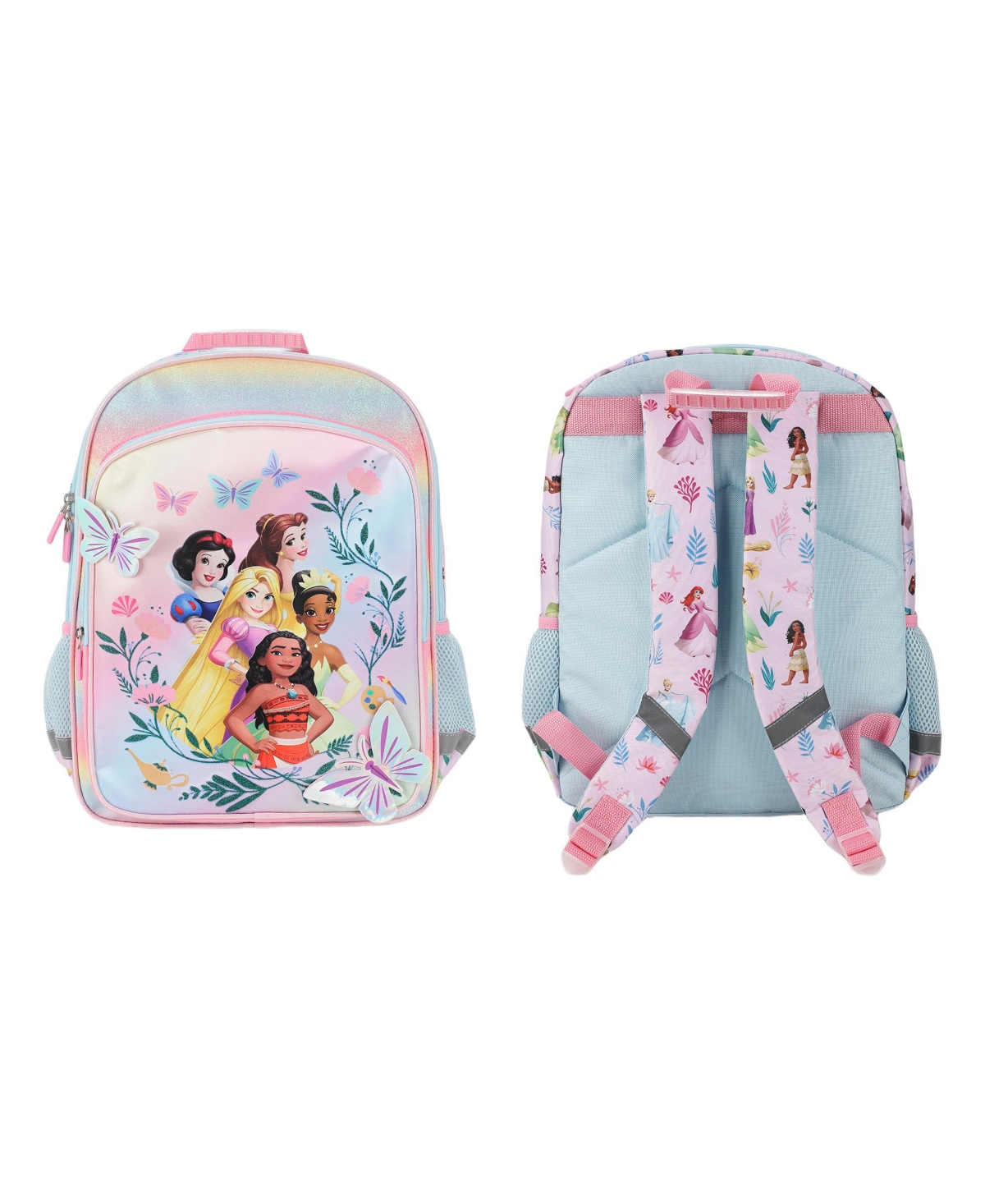 Princesses 16&#x22; Kid's Backpack For School And Travel - Disney princesses pink