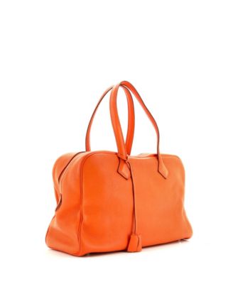 Pre-Owned Hermes 35 Victoria II Bag Clemence